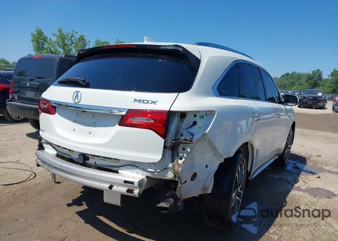 2017 Acura Mdx Advance Package из США, поврежденный, VIN 5FRYD3H85HB011378